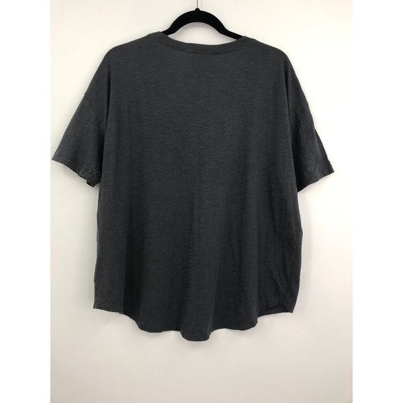 Wildfox Sunny Days Graphic Cotton T-Shirt Gray XL - Picture 7 of 7